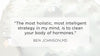 Quote from Ben Johnson MD - The most holistic, most intelligent strategy in my mind, is to clean your body of hormones. Medical Guide to Hormones